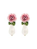 Dolce & Gabbana Rose Charm Earrings
