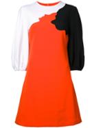 Vivetta Colour Block Dress, Women's, Size: 42, Red, Polyester/viscose/cotton/spandex/elastane