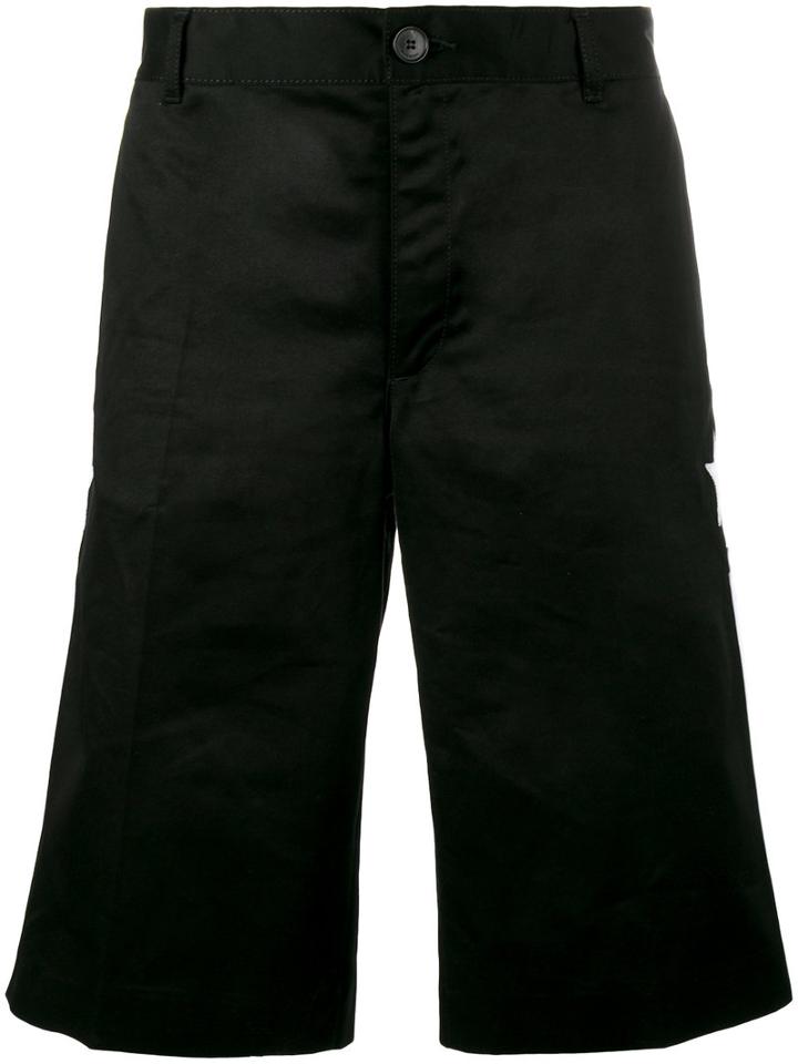 Givenchy - Striped Bermuda Shorts - Men - Cotton - 46, Black, Cotton