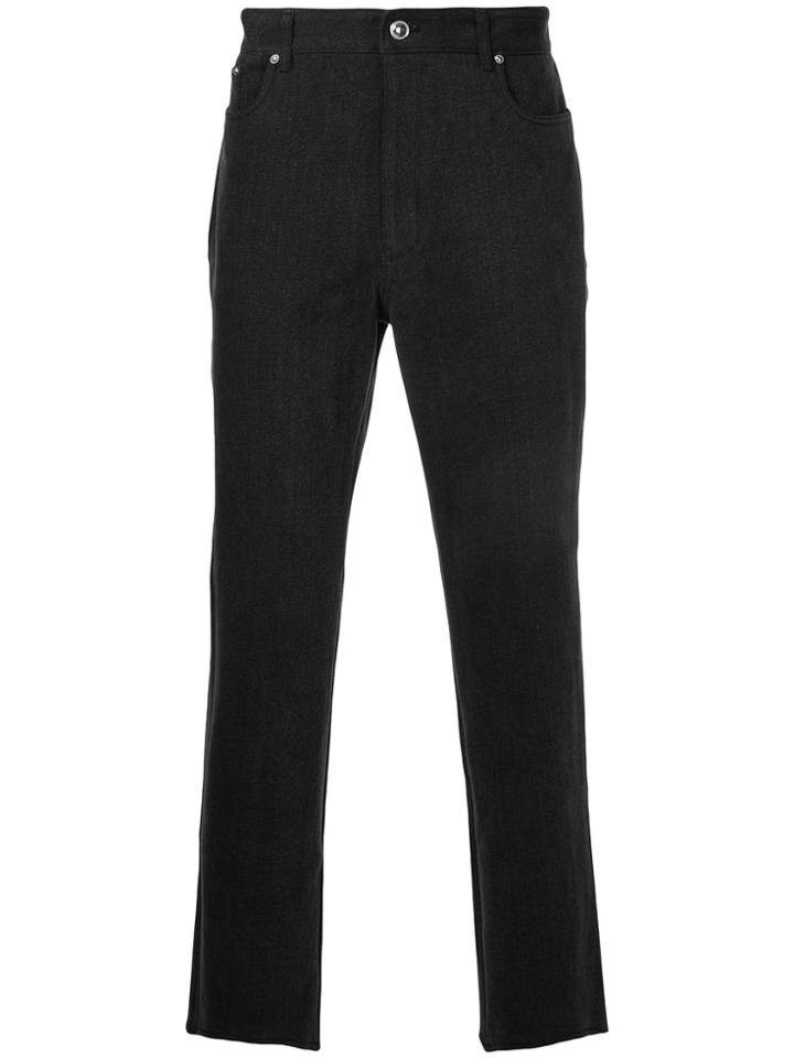Gomorrah Raw Cuff Jeans - Grey