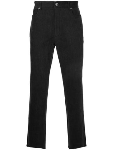 Gomorrah Raw Cuff Jeans - Grey