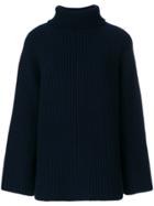 Holland & Holland Pearl Stitch Cashmere Jumper - Blue