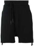 11 By Boris Bidjan Saberi - Drop Crotch Shorts - Men - Cotton - S, Black, Cotton