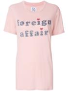 Zoe Karssen Foreign Affair T-shirt - Pink & Purple