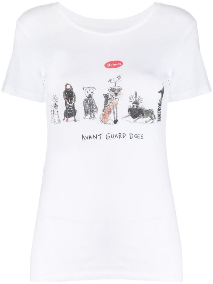 Unfortunate Portrait Ag Dogs T-shirt - White