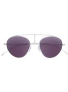 Smoke X Mirrors Geo Vi Sunglasses, Adult Unisex, Grey, Metal