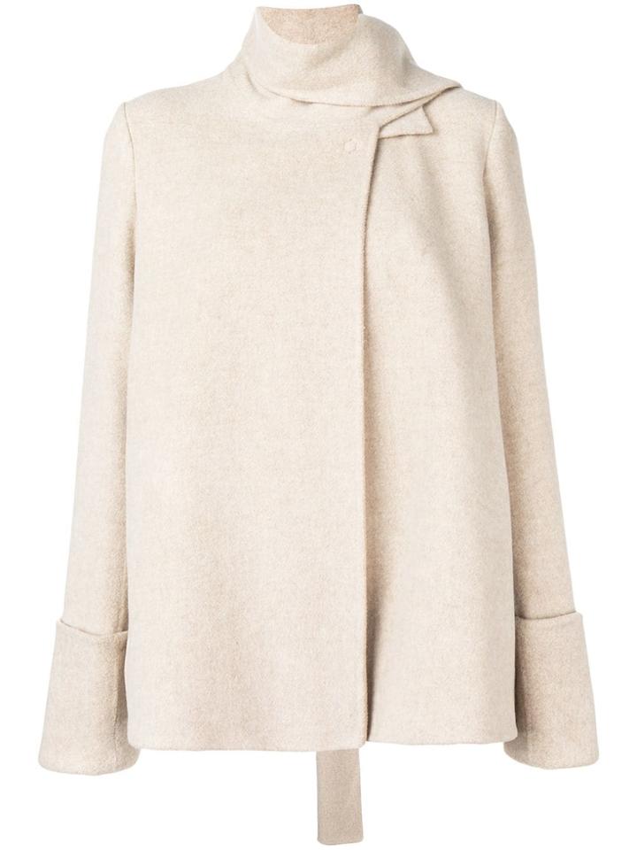 Victoria Victoria Beckham A-line Scarf Cape - Neutrals