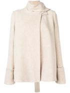 Victoria Victoria Beckham A-line Scarf Cape - Neutrals
