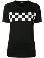 Dsquared2 - Checkered T-shirt - Women - Cotton - M, Women's, Black, Cotton