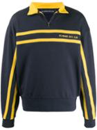 Billionaire Boys Club Striped Zipped Jumper - Blue