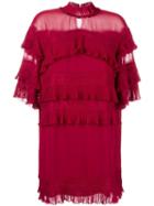 Iro Piana Dress, Women's, Size: 38, Red, Polyester