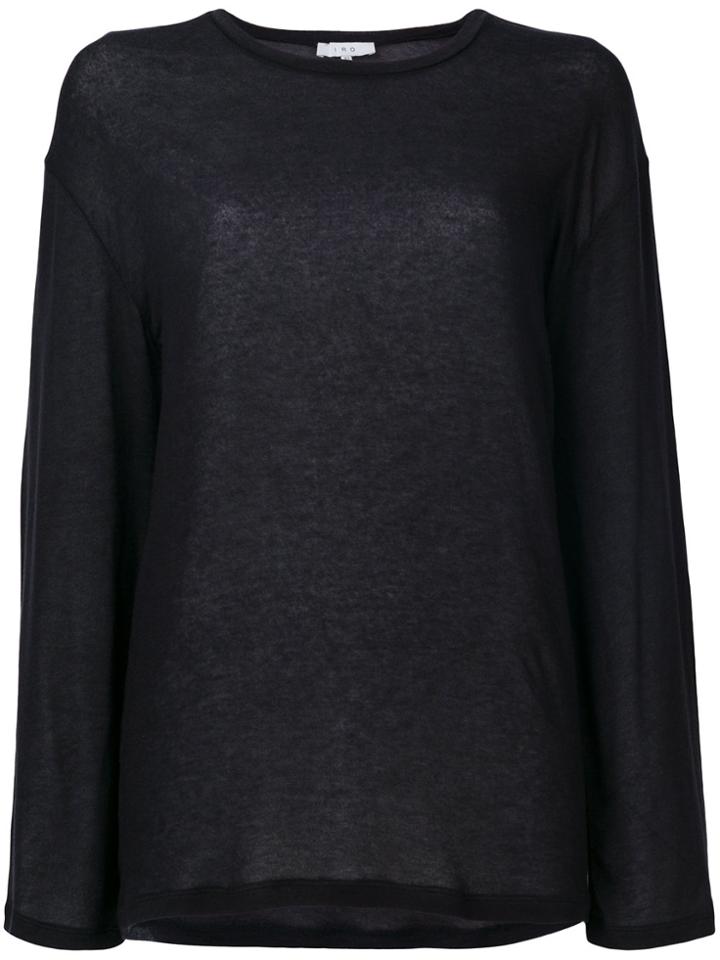 Iro Sheer Top - Black