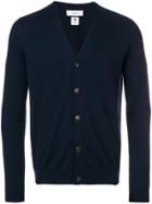 Pringle Of Scotland Fine Knit V-neck Cardigan - Blue
