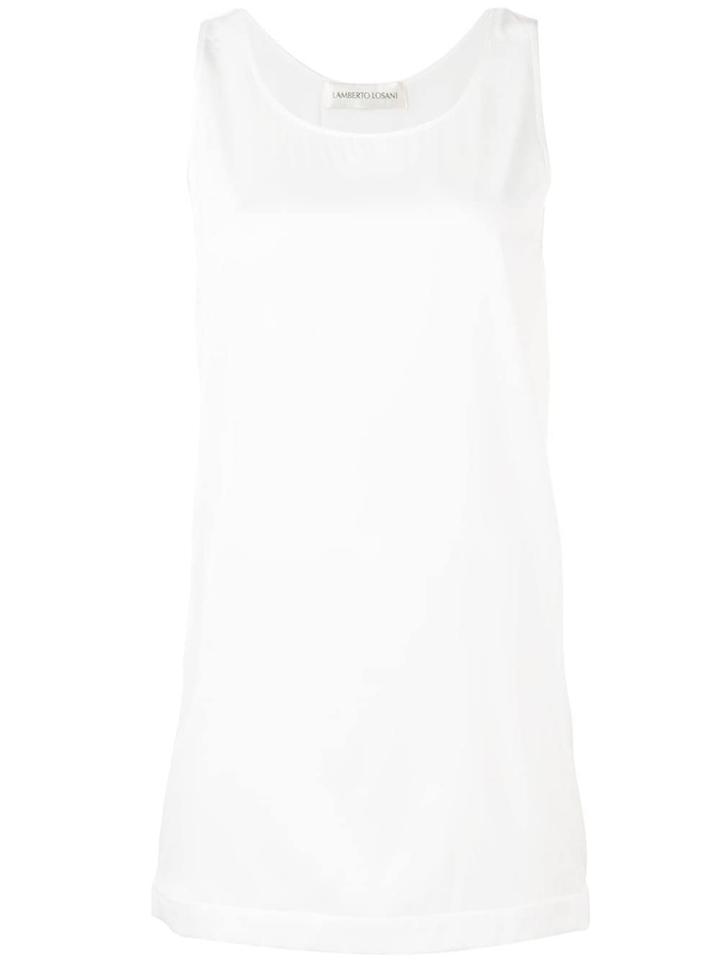 Lamberto Losani Loose Fit Tank Top - 0126 Latte