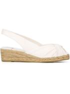 Castañer Dayana Wedge Espadrilles, Women's, Size: 38, White, Rubber/cotton