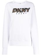 Dkny Printed Sweatshirt - White
