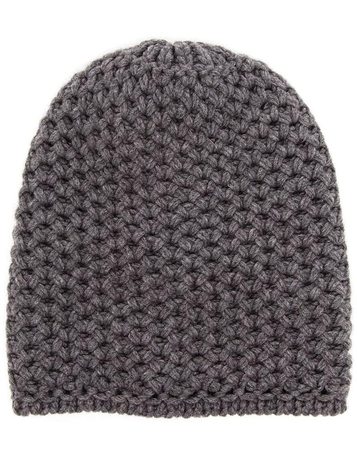 Inverni Chunky Knit Beanie, Women's, Grey, Cashmere