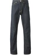 Loewe Straight Leg Jeans, Men's, Size: 34, Blue, Cotton