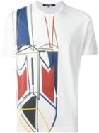 Junya Watanabe Comme Des Garçons Man Printed Crew Neck T-shirt