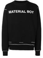 United Standard Graphic Print Sweatshirt - Black