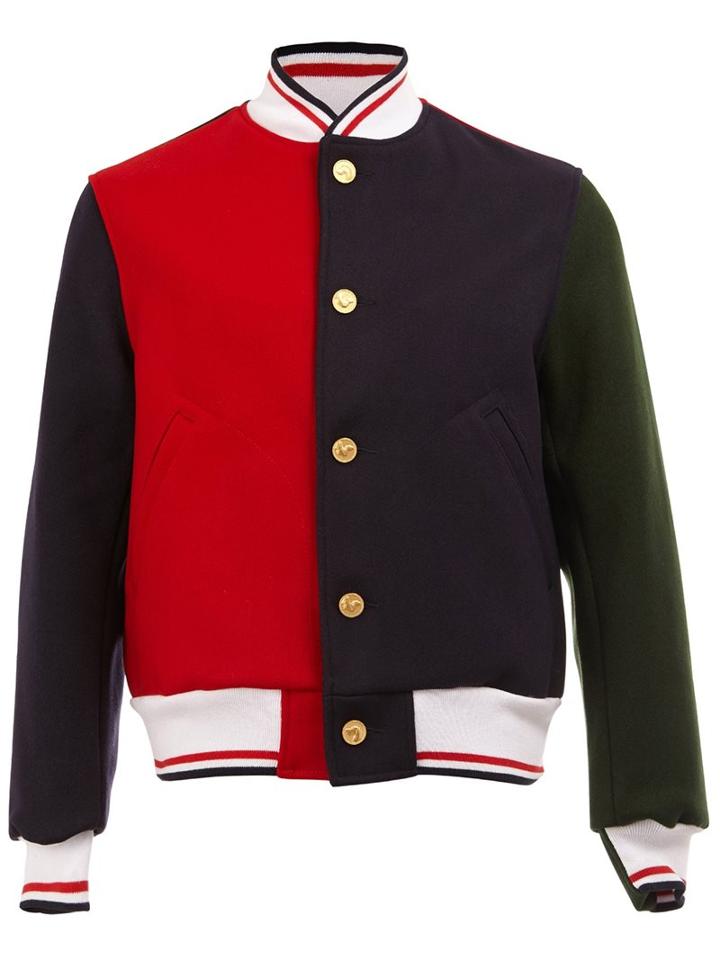 Thom Browne Block Colour Bomber Jacket
