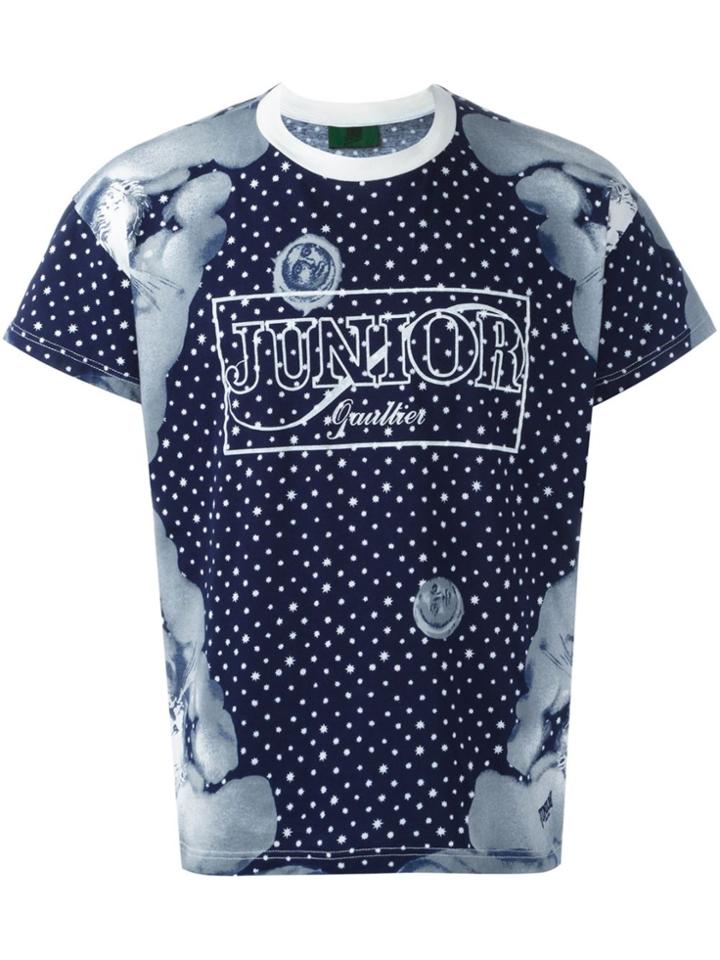 Jean Paul Gaultier Vintage Junior Printed T-shirt - Blue