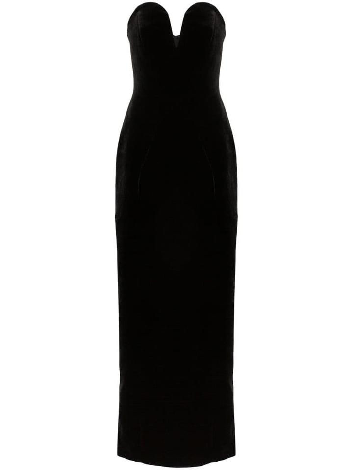 Michael Lo Sordo Jessica Sweetheart Evening Gown - Black