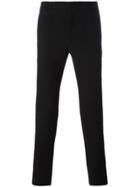 Balmain Side Stripe Slim Trousers - Black