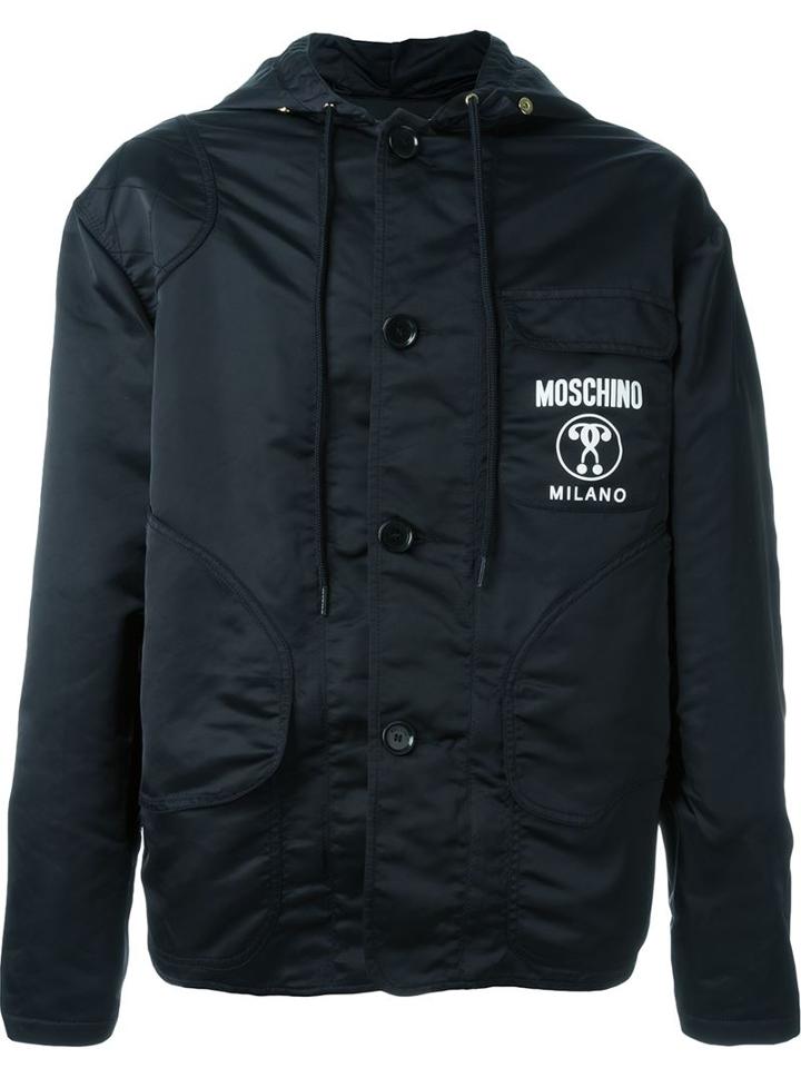 Moschino Double Question Mark Print Jacket