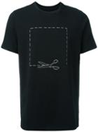 Rag & Bone Scissor Cut Print T-shirt, Men's, Size: Medium, Black, Cotton
