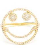 Rosa De La Cruz 'smile' 18k Gold And Diamond Ring