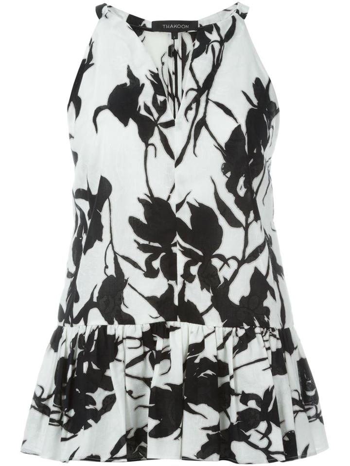 Thakoon Floral Print Sleeveless Top