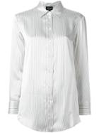 Giorgio Armani Classic Button Down Shirt, Women's, Size: 38, Nude/neutrals, Silk