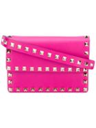 Valentino - Valentino Garavani Rockstud Crossbody Bag - Women - Calf Leather/metal - One Size, Women's, Red, Calf Leather/metal