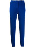 Etro Cropped Skinny Trousers - Blue