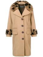 Simonetta Ravizza Classic Single-breasted Coat - Nude & Neutrals