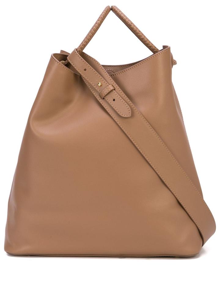 Elleme Oversized Satchel Bag - Brown