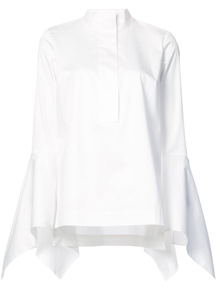 Zac Zac Posen Prita Flared Blouse - White