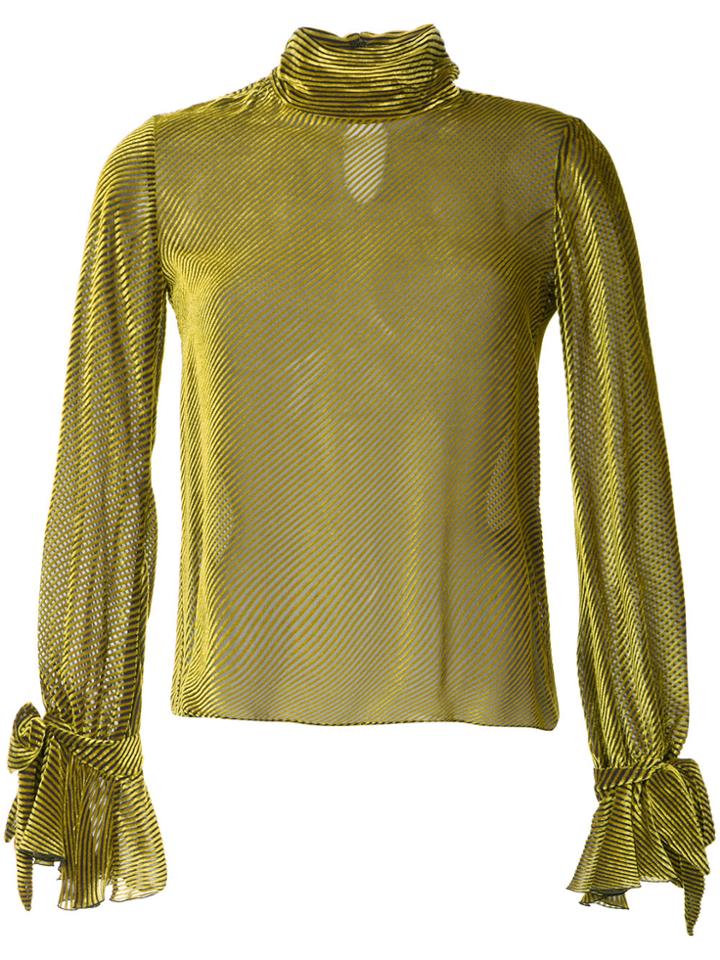 Mary Katrantzou Frida Blouse - Yellow & Orange