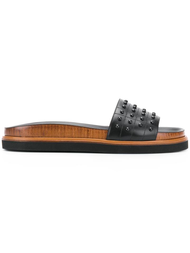 Tod's Gommino Slides - Black