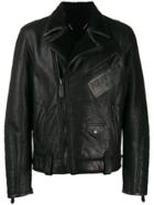 Philipp Plein Luxury Biker Jacket - Black