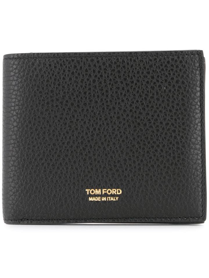 Tom Ford Logo Bifold Wallet - Black