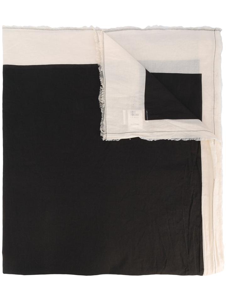 Lost & Found Ria Dunn - Frayed Edges Scarf - Women - Cotton - One Size, Grey, Cotton