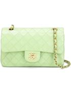 Chanel Vintage Small Double Flap Shoulder Bag, Women's, Green