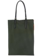 Marni Dual Coloured Shopper Tote - Green