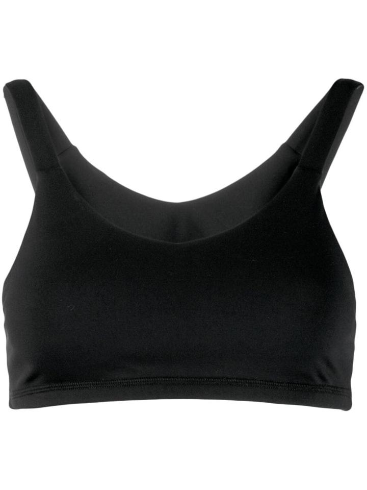 Perfect Moment Cut Out Sports Bra - Black