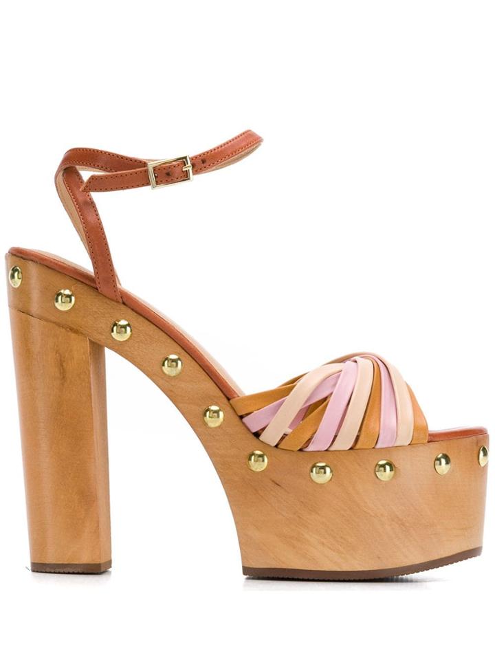 Tommy Hilfiger Platform Sandals - Neutrals
