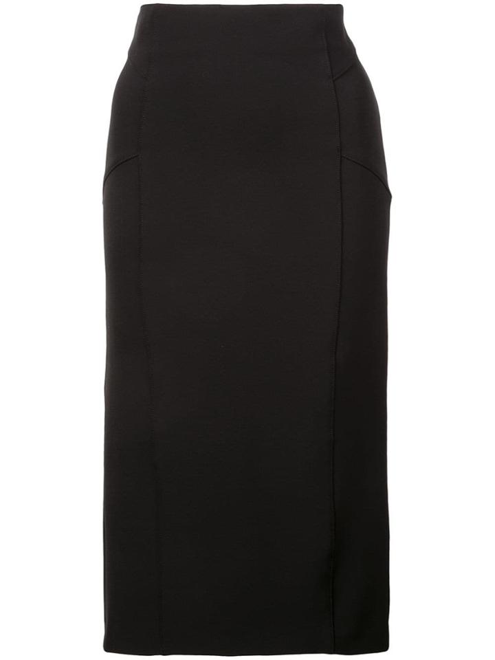 Veronica Beard Piped Pencil Skirt - Black