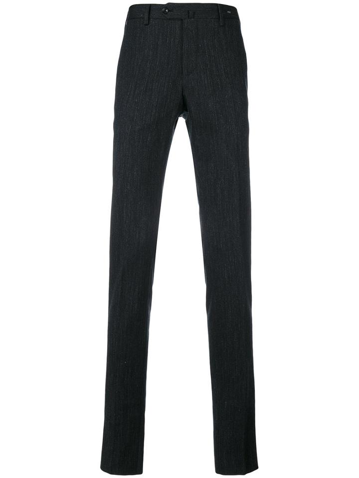 Pt01 - Tailored Trousers - Men - Cotton/spandex/elastane - 48, Black, Cotton/spandex/elastane
