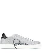 Philipp Plein Signature Low-top Sneakers - Silver